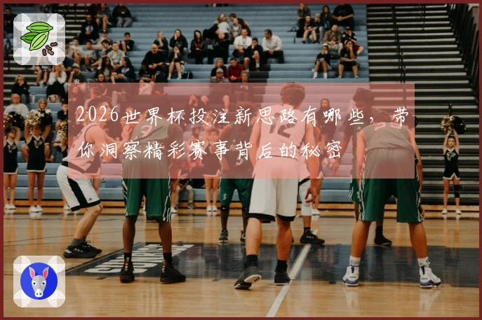 2026世界杯投注新思路有哪些，带你洞察精彩赛事背后的秘密